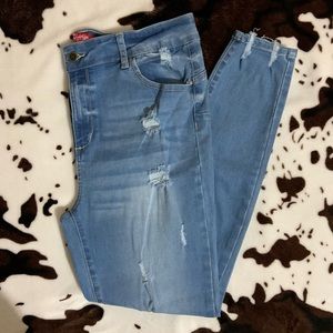 Like New- Wax Jean Skinny Jeans